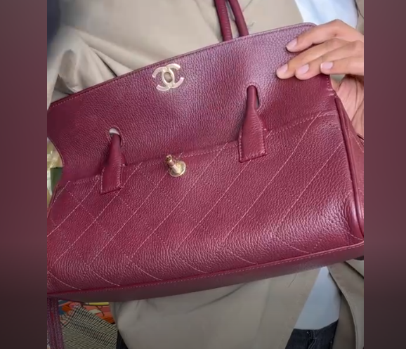 Chanel Burgundy Shoulder New season ALC4264