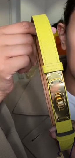 Hermes Yellow Kelly New with tags ALC4259