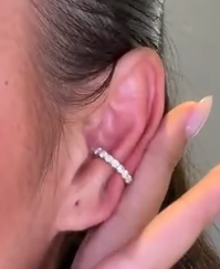 Earclip in 18K YG - Diamond 0.51 1013697 JJC2769