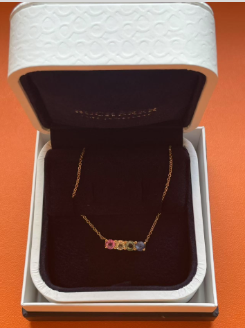 Messika Bucherer 45cm Rose Gold Saph Bucherer pendant ALTC0941