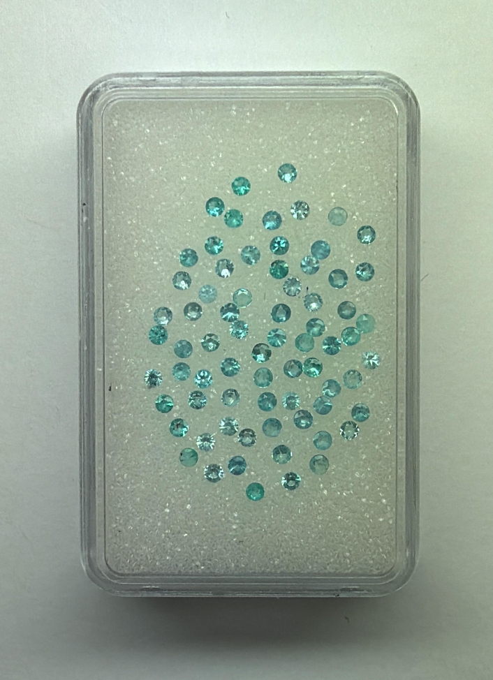 2.3ct BRAZIL PARAIBA ROUND  DXBCS5632