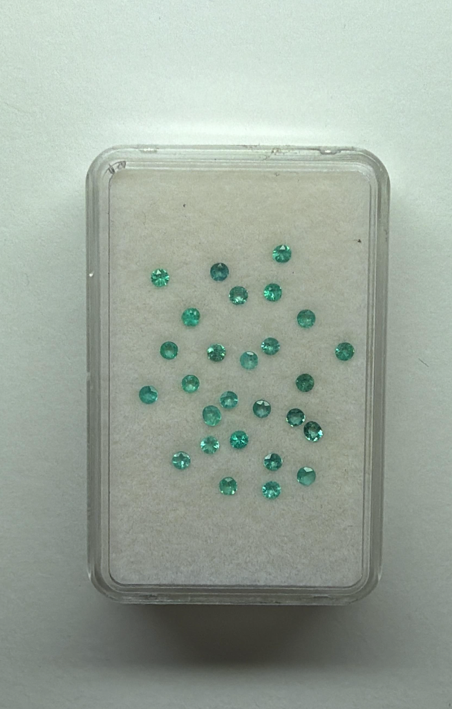 1.16ct BRAZIL PARAIBA ROUND  DXBCS5637