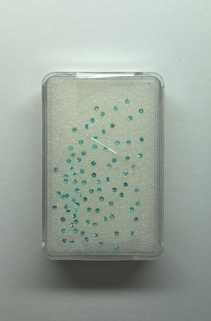 0.97ct BRAZIL PARAIBA ROUND  DXBCS5639