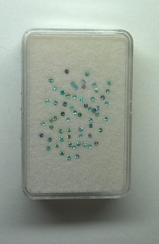 0.78ct BRAZIL PARAIBA ROUND  DXBCS5641