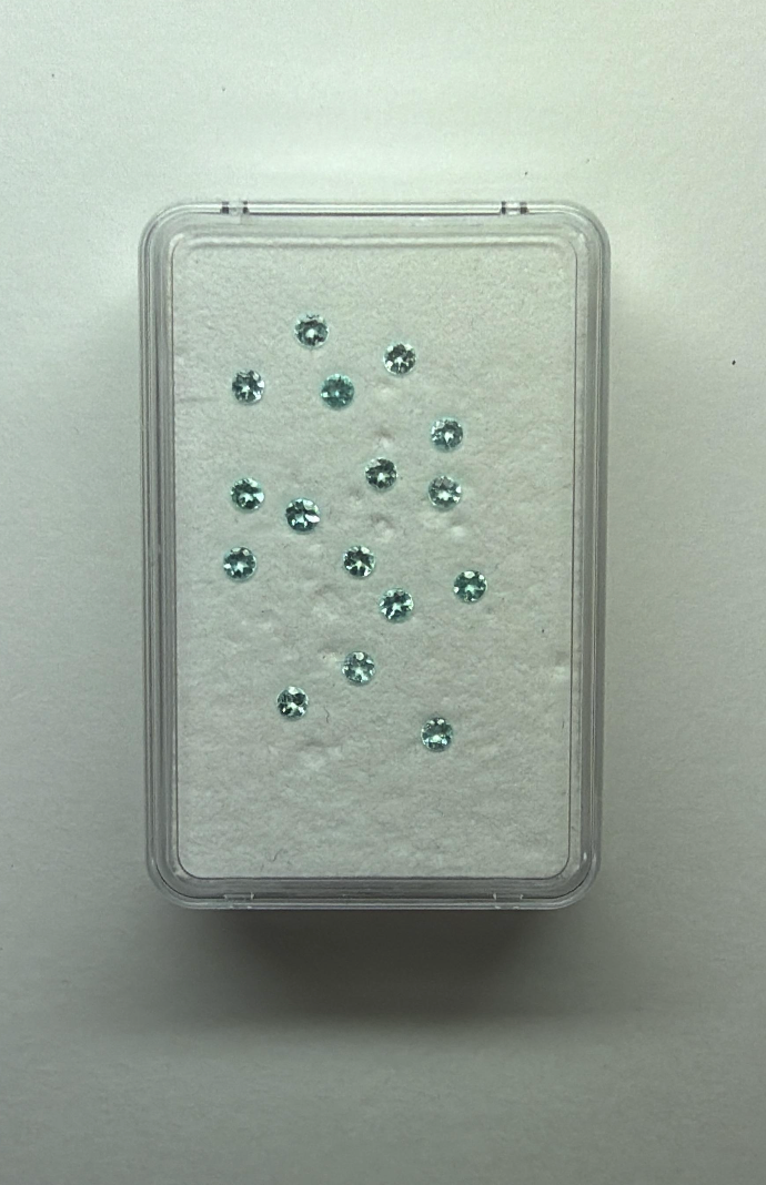 1.07ct NIGERIAN PARAIBA ROUND  DXBCS5643