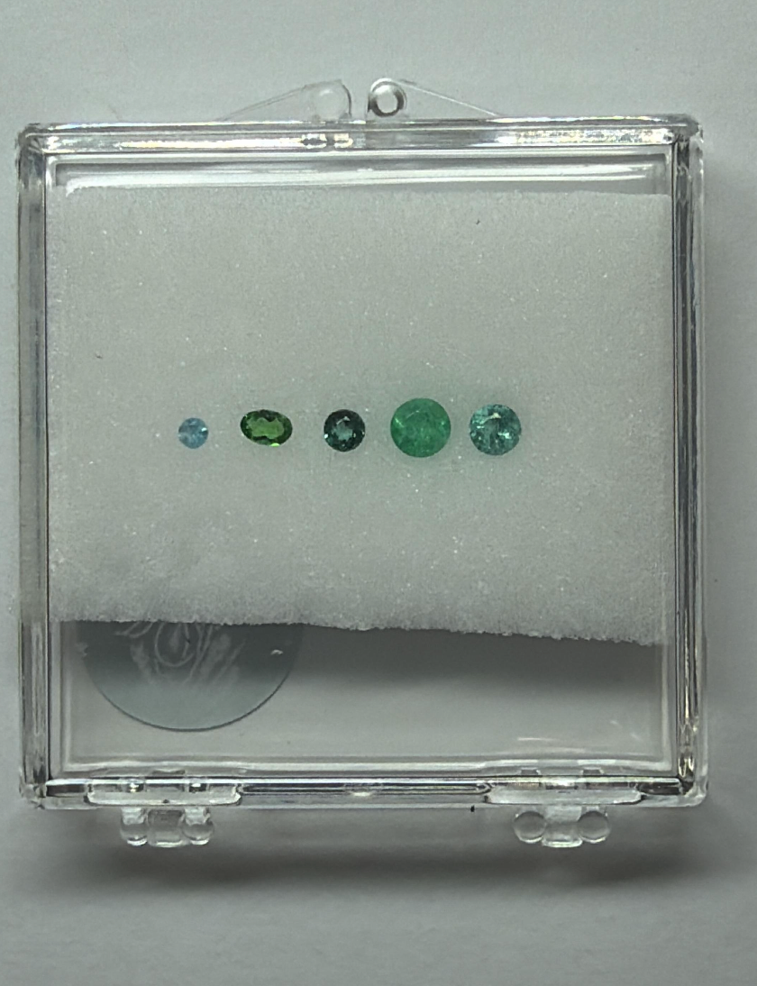 1.04ct BRAZIL PARAIBA ROUND  DXBCS5648
