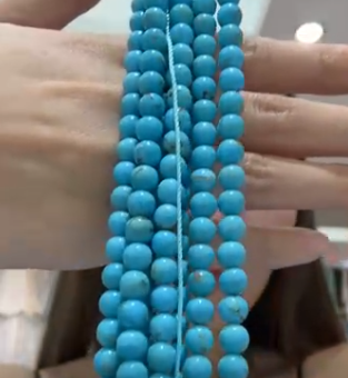 Turquoise 6mm  DXBCS0713