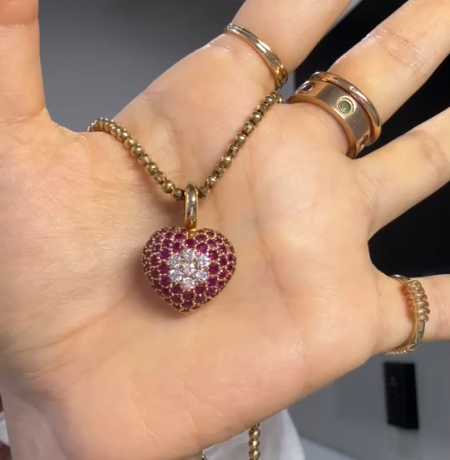 K18 Ruby Necklace J0629EW7NC