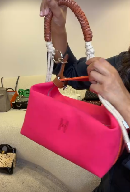 Hermes bride a brac hot pink large ALC4299