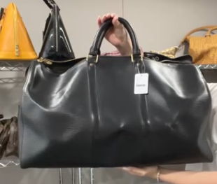 LOUIS VUITTON Epi Keepall 50 Black M42962 B0508FNN73