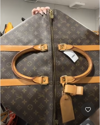LOUIS VUITTON Keepall Bandouliere 50 M41416 B0701PPR54