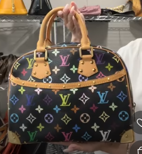 LOUIS VUITTON M92662 Noir Monogram Multicolor Trouville B06127F54Z