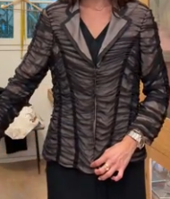 GALLIANO Fitted tulle jacket AGC3817