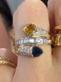 750/K18 Sapphire Ring 1J072229MXH