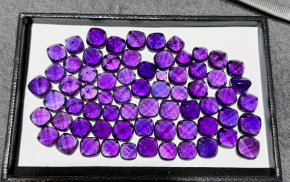 Natural Amethyst sugarloaf (from Brazil)(price per 1 stone) THAI0053