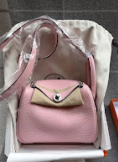 Hermes Mini Lindy (c) Rose sakura PHW K TC ALTC1037