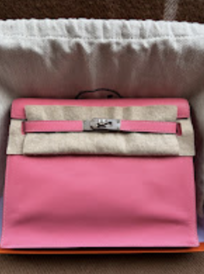 Hermes Kelly Danse Rose Azalee PHW B swift ALTC1044