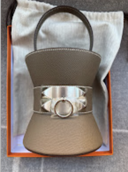 Hermes Mini medor etoupe phw w Epsom ALTC1054