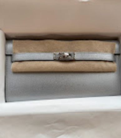 Hermes Kelly To Go Argent PHW K Chevre ALTC1056