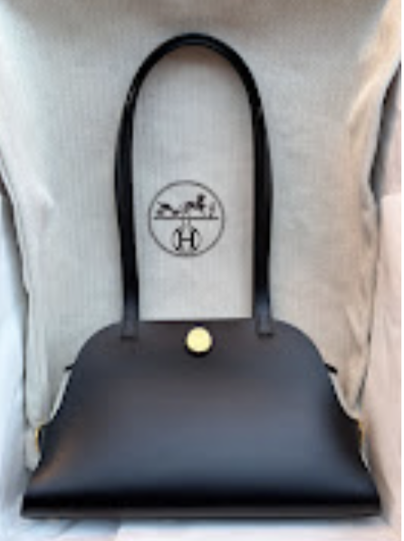 Hermes Tablier sellier(2) Noir GHW K Hunter/swift/toille ALTC1072