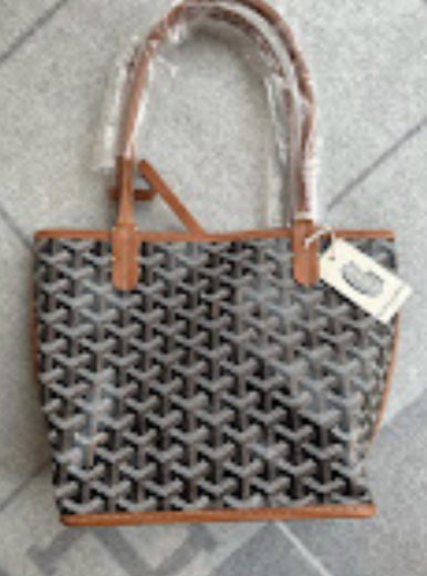 Goyard Anjou Mini Black + Tan Mini ALTC1077