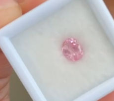 0.93ct pink sapphire