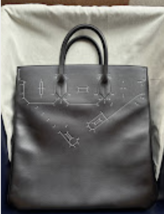 Hermes hac a relier(x) so black shadow k(2026) evergrain ALTC1084