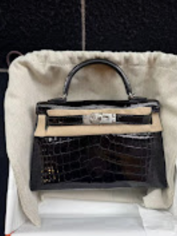 Hermes Mini Kelly(x) Black Phw K(2025) Shiny ALTC1099