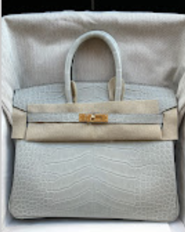 Hermes Birkin25 Gris Neve Ghw K Matt ALTC1106