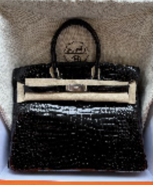 Hermes Birkin35 Black phw Square Q Shiny ALTC1110