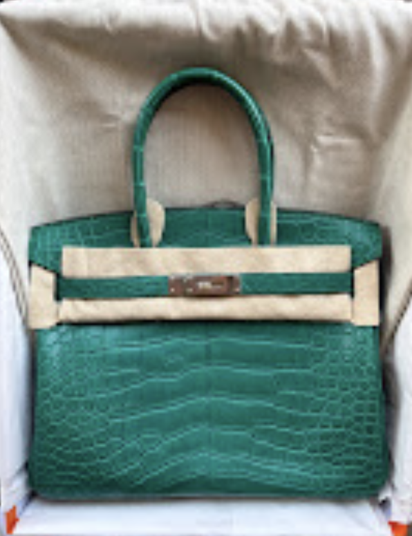 Hermes birkin30 Malachite PHW A Alligator matte ALTC1112