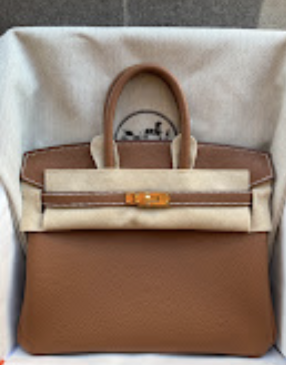 Hermes Birkin25 Gold Ghw G Togo ALTC1123