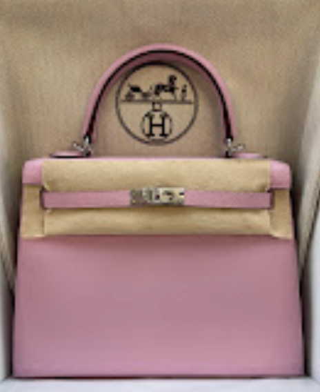 Hermes Kelly 25(2)(n) Mauve sylvestre phw G Epsom ALTC1157
