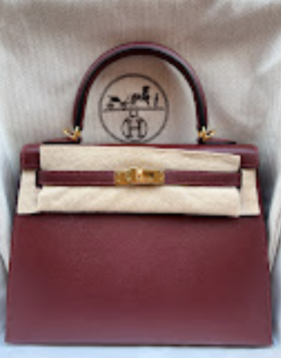 Hermes Kelly25 Rouge H - GHW G madame ALTC1163
