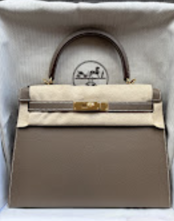 Hermes kelly28 etoupe ghw g epsom ALTC1165
