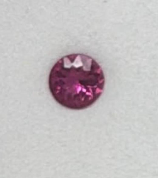 1.84CT ROUND RUBELLITE TOURMALINE DXBCS6233