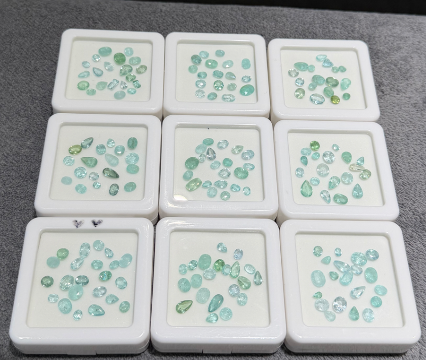 10ct Natural Paraiba tourmaline mix-shape (from Mozambique) THAI0142
