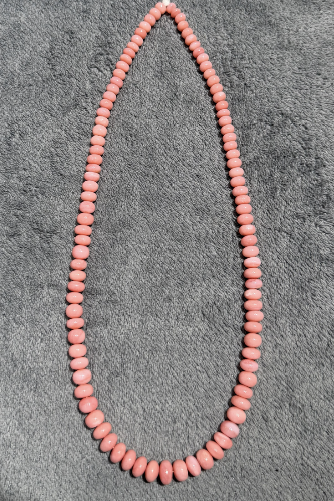 140.95ct set of Natural Pink opal beads jewelry (from Australia) THAI0143