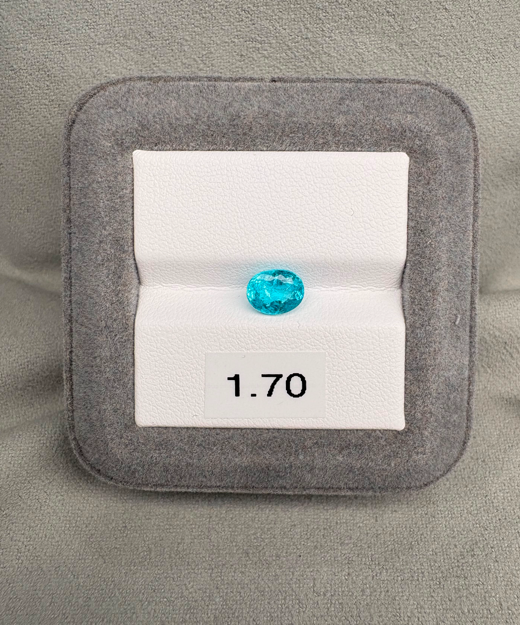 1.7ct Exclusive Neon Blue Paraiba Ethiopia E-16