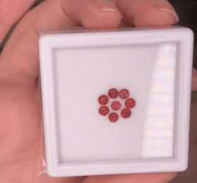1.10ct Fire Spinel Melee Set DXBCS6320