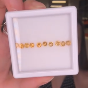1.15ct Citrine Melee Set 3mm DXBCS6296