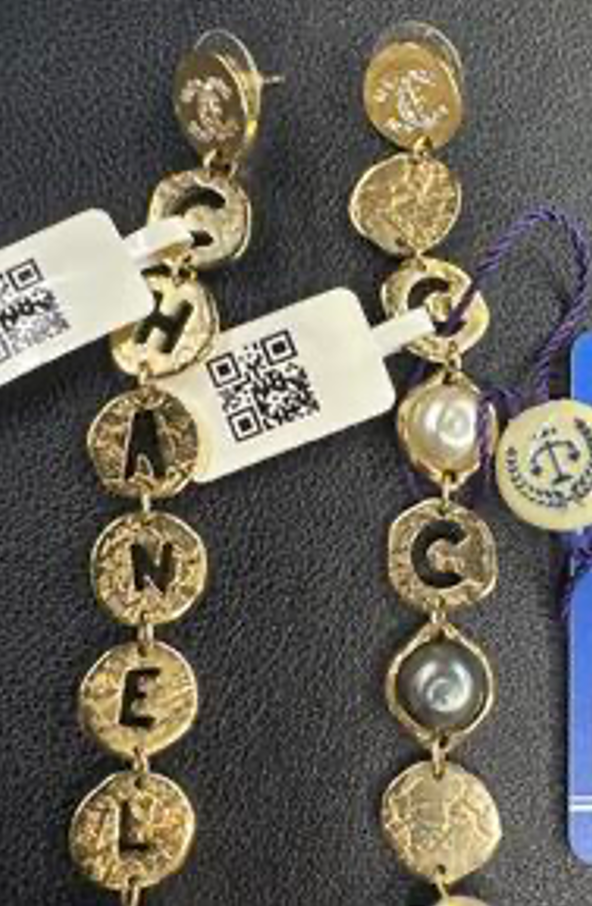 CHANEL 2019 Single Label Egyptian Stud Earrings NL605008