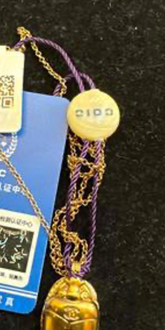 CHANEL Unmarked Scarab Necklace LZ504456