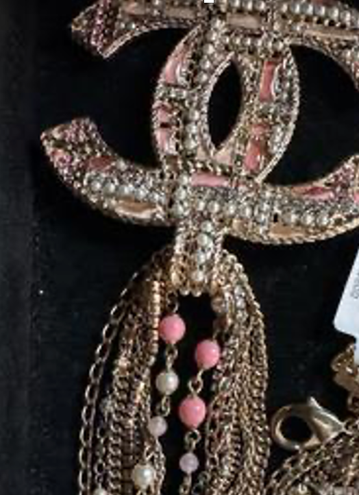 CHANEL Egyptian Double C Necklace LJ509005