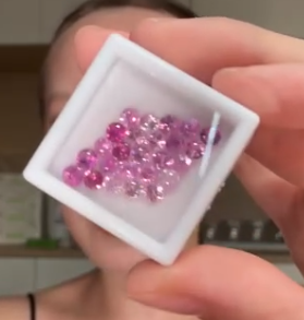 4.83ct pink sapphire box DXBCS6532