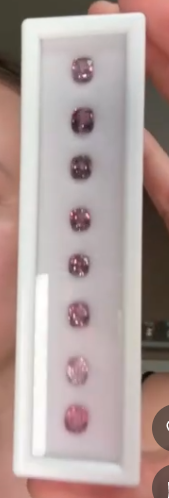 6.4ct spinel cushions for Daniela  DXBCS6509