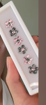 6.63ct flower spinel set for Emilee DXBCS6487