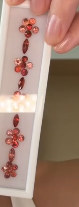7.64ct terra cotta spinel set for Sarah DXBCS6486