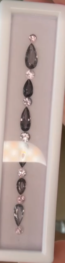 5.92ct long pears spinel set for Natasa DXBCS6478