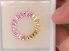 1ct pastel baguette sapphire for Natasa DXBCS6466